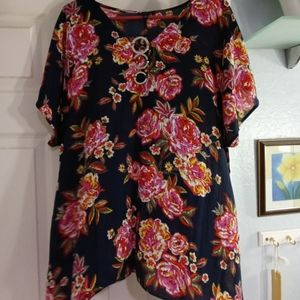 Sami & Jo sheer blouse size XL